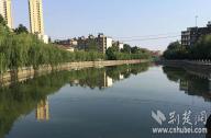 歷時兩年的潛江市園林城區水系連通工程已完工，并順利通水
